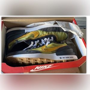 Nike Waffle One SE Anthracite Yellow Strike Pollen Men’s Sz 9.5 DO5850-700